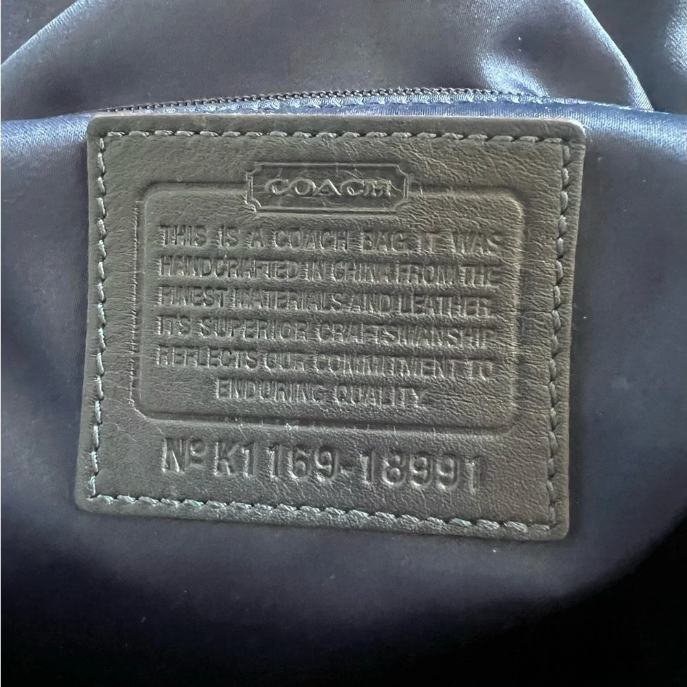 Coach Signature Poppy Hobo Denim Bag 2011